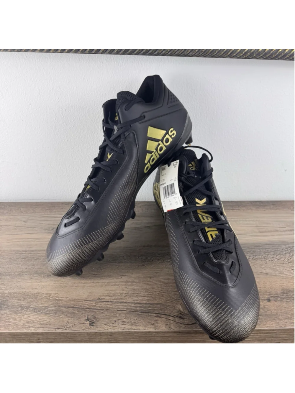 Adidas Freak 20 Football Cleats Black Gold EH2208 Men’s Size 18 New